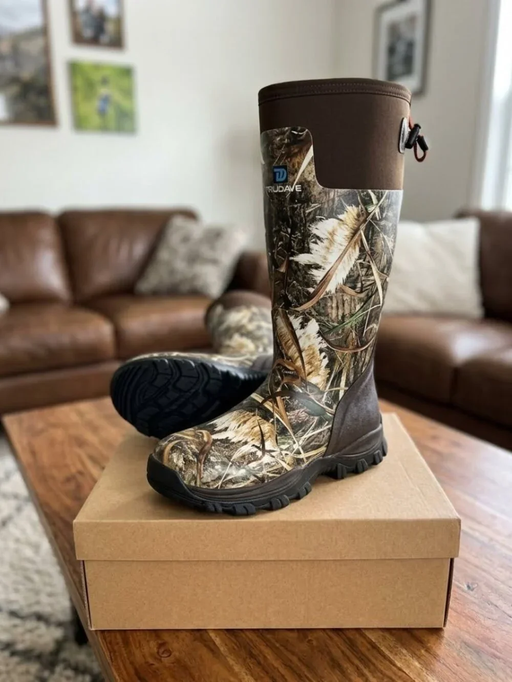Men's Waterproof 5mm Neoprene Camo Hunting Boots